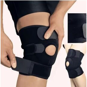 1 PAIR Orthopedic Knee Pad Knee Brace Support Joint Pain Relif Patella Protector Adjustable Sport Kneepad Guard Meniscus Ligament (1 Pair)