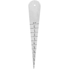 Taper Feeler Feeler Ruler 1,1634 Flange Stainless Steel Gap Gauge Gap Hole Measure Tool Welding Gauge Test Ulnar Welder Inspection Inch Metric