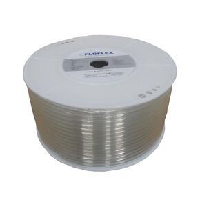 Pneumatic Tube Polyurethane, Clear (10MM OD X 6.5MM ID), 100 Meters (325 Feet) Tubing for Air, Oil, and Fluid Transfer, Air Line Pneumatic Tube