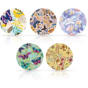 25pcs Sensor Covers for CGM Libre 2/3, Sweatproof Blood Sugar Monitor Patch Butterfly Pattern Waterproof Adhesive Patches Sensor Stickers Overpatch Compatible with Libre