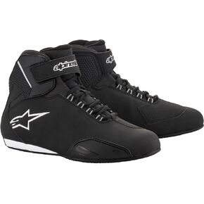 Alpinestars Stella Sektor Women's Street Motorcycle Shoes - Black/Silver / 9