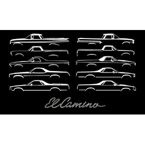 El Camino garage or mancave banner