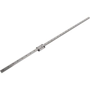 SUZANNE MGN12H 700mm Linear Rail Guide with Chrome-Plated Bearing Steel & 1 Stainless Steel MGN12H Carriage Block, Anti-Oxidation, Precision Rail Kit for 3D Printers (Ender 3, CoreXY) & CNC Machines