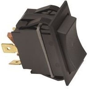 Carling Technologies Switch, Rocker, Dpst, 20A, 277V, Black - TIGK721-6S-BL-NBL