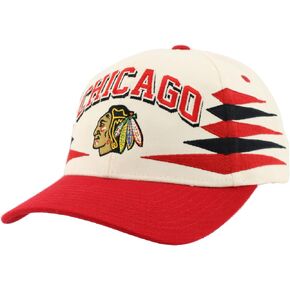 ZHATS Standard NHL Officially Licensed Hat Competitor Retro Diamond, Ivory, One Size