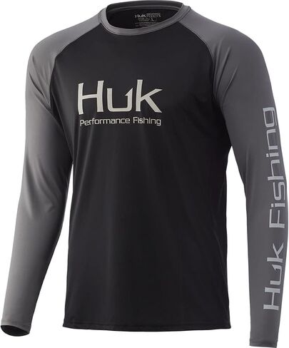 HUK Men's Double Header Long Sleeve | Sun Protecting Fishing Shirt in Saudi Arabia