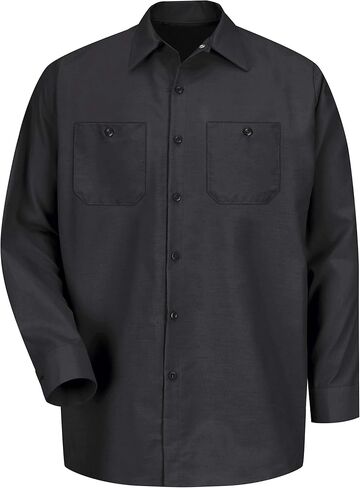 Red Kap Men's Industrial Long Sleeve Work Shirt in Kuwait