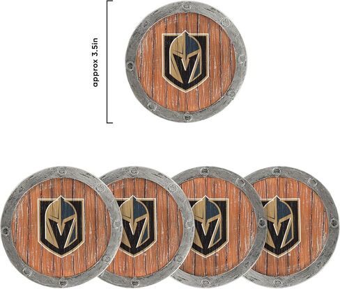 FOCO Vegas Golden Knights NHL 5 Pack Barrel Coasters in Saudi Arabia