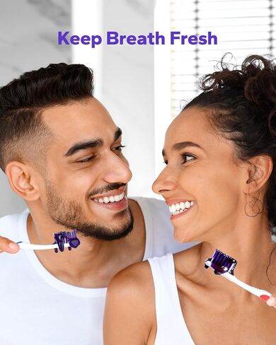 معجون أسنان ميتو بيربل لتبييض الأسنان (1 أونصة سائلة)، جل تبييض الأسنان، معجون أسنان أرجواني، معجون أسنان أرجواني مصحح اللون، معجون أسنان مبيض لإزالة بقع الأسنان in Kuwait