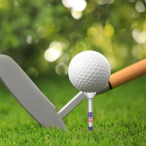 50pcs tees golf ، 3.30x0.43in acrylic golf ball roleder ، tee tee tee ، tee golf tee ، tee long golf ، حامل قمة لعبة الجولف ، ملحقات الجولف للرجال in Kuwait