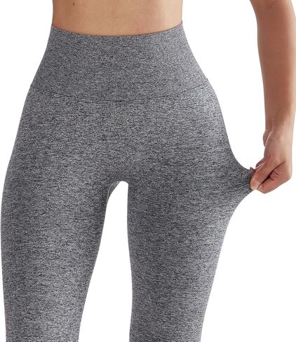 OMKAGI Butt Lifting Workout Leggings for Women Tummy Control Seamless Yoga Pants in Kuwait