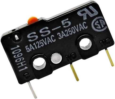 SS-5 Micro Switch 5A 125VAC 3A 250VAC SS5 Switch Snap Action N.O./N.C. SPDT (Pack of 5) in Saudi Arabia