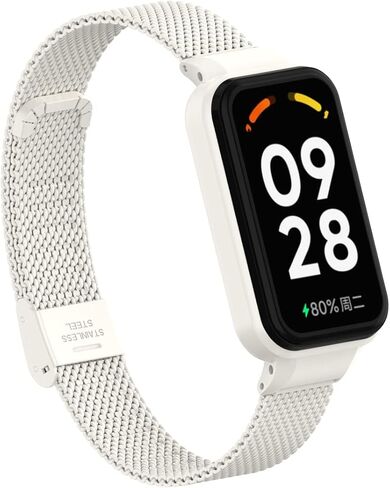 HOPMC Stainless Steel Metal Replacement Bands Specially Designed for Xiao Mi Redmi Smart Band 2 in Saudi Arabia