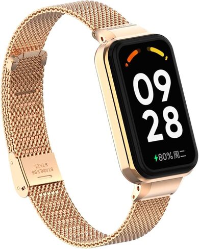 HOPMC Stainless Steel Metal Replacement Bands Specially Designed for Xiao Mi Redmi Smart Band 2 in Saudi Arabia