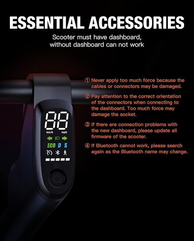 STIO Scooter Dashboard ملحق متوافق مع Ninebot بواسطة Segway F2 / F2 بالإضافة إلى الركلات ، اللوحة الأم LED لوحة دائرة الاستبدال الشاشة الإكسسوارات الأصلية in Kuwait