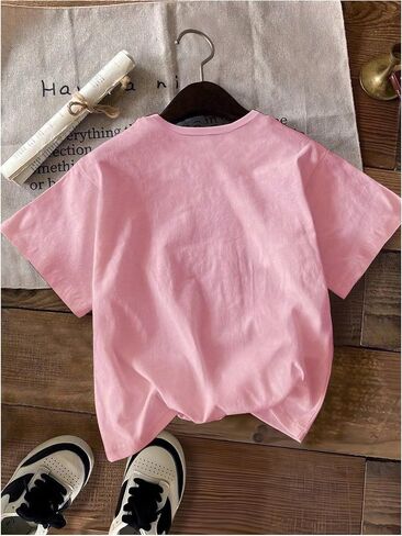 Women's Graphic Print Tees Tops Crew Neck Short Sleeve Summer Cute Casual T Shirts in Saudi Arabia