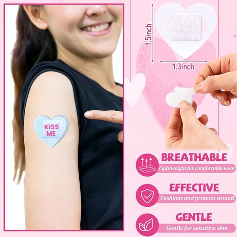 Geiserailie 60 Pcs Kids Crayon Bandages with Gift Box Back to School Supplies Self Adhesive Crayon Bandages for Minor Cuts Scrapes Fun First Aid Kit First Day of School Classroom Party Gift in Saudi Arabia