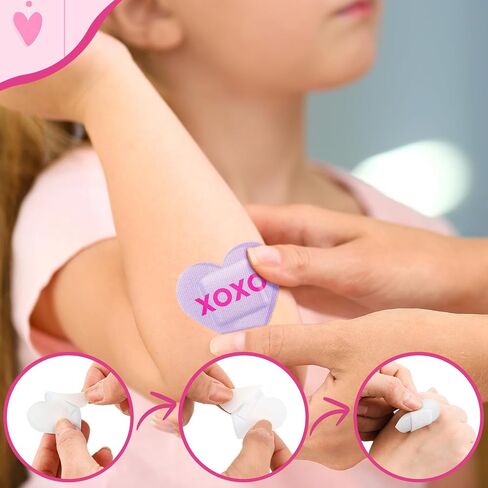 Geiserailie 60 Pcs Kids Crayon Bandages with Gift Box Back to School Supplies Self Adhesive Crayon Bandages for Minor Cuts Scrapes Fun First Aid Kit First Day of School Classroom Party Gift in Saudi Arabia