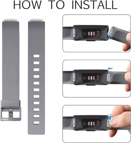 Vancle 4 Pack Bands for Fitbit Inspire 2 Bands/Fitbit Inspire HR for Women Men, Adjustable Soft Silicone Sport Wristband for Fitbit Inspire 2 / Inspire HR/Inspire/Ace 3 / Ace 2 in Kuwait