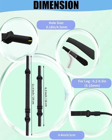 حزام نظارات الأطفال للفتيات الفتيات (6.5-10 بوصة) ، أحزمة نظارات السيليكون للنساء الرجال ، حزام نظارات الأطفال الصغار in Kuwait