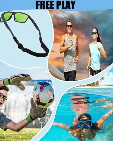 حزام نظارات الأطفال للفتيات الفتيات (6.5-10 بوصة) ، أحزمة نظارات السيليكون للنساء الرجال ، حزام نظارات الأطفال الصغار in Kuwait