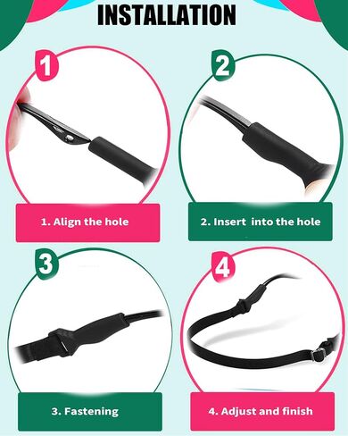 حزام نظارات الأطفال للفتيات الفتيات (6.5-10 بوصة) ، أحزمة نظارات السيليكون للنساء الرجال ، حزام نظارات الأطفال الصغار in Kuwait