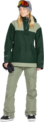 Volcom Women's Fern Insulated Gore-Tex Relaxed Fit Mid Length Pullover Snowboard Jacket in Saudi Arabia