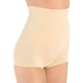 Self Expressions Women's 00525 Slim Waister High Waisted Boyshort