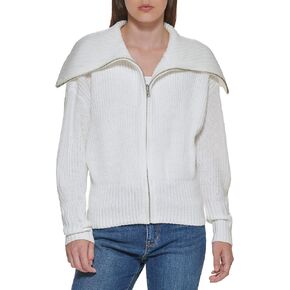 DKNY Women's Casual Soft Cold Weather Jeans Sweater, Ivory