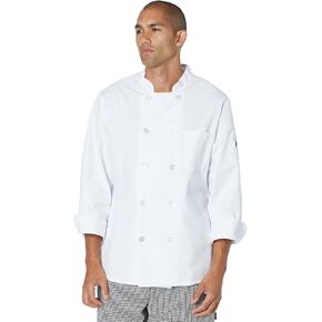 Chef Designs mens Ten Pearl Button Chef Coat