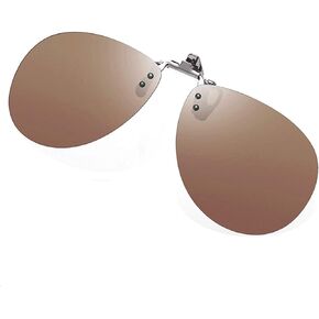 Polarized Clip On Aviator Sunglasses Over Prescription Glasses Anti-Glare Driving Sunglasses Clip-on Glasses