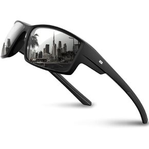 RIVBOS Polarized Sports Sunglasses Driving shades For Men Women TR90 Unbreakable Frame RBS861