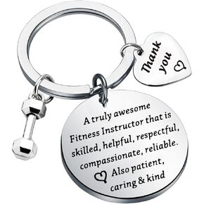 Lywjyb Birdgot Fitness Trainer Gift Thank You Gift for Fitness Instructor Workout Jewelry