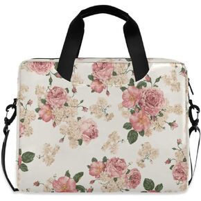 Laptop Bag 15.6 inch, Waterproof Laptop Case with Strap, Protective Laptop Carrying Case for Women&Men, Afro African American Woman