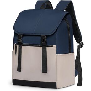 KYME 15.6 Inch Laptop Backpack for Women, Women Backpack, College Girl Backpacks, School Bookbag Cute Casual Daily Bag, Teens Girls Bags, Navy