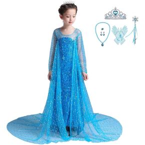Lito Angels Little Girls Princess Dress Up Costumes Halloween Christmas Party Dress Gown Sequined with Accessories