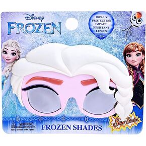 Sun-Staches Disney Frozen Sunglasses for Kids | Princess Costume Accessories, Elsa, Anna & Olaf | One Size Fits Most Kids