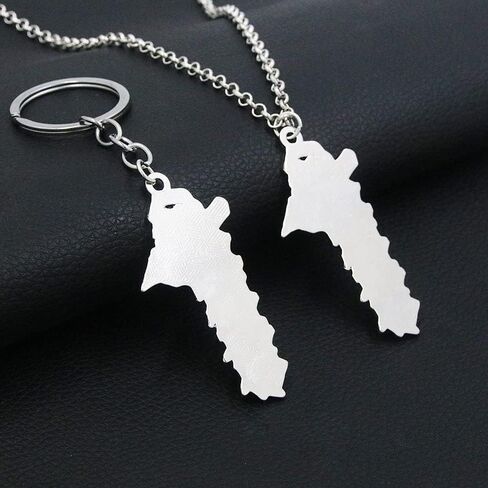 قلادة SONGCHANGJEWELRY بالمنشار Denji Pochita - قلادة بالمنشار Pochita Denji التأثيرية - إكسسوارات مجوهرات هدايا أنيمي لمحبي النساء والرجال in Kuwait