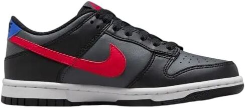 Nike Dunk Low Big Kid أسود/أحمر جامعي-أبيض مقاس 4.5 in Saudi Arabia