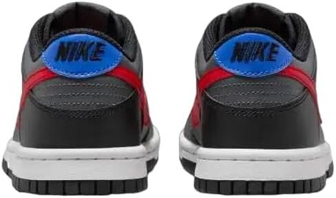Nike Dunk Low Big Kid أسود/أحمر جامعي-أبيض مقاس 4.5 in Saudi Arabia