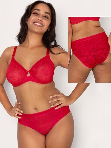 المرأة في كل انحاء الدانتيل قطع عالية موجز in Kuwait