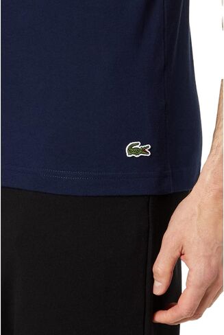 Lacoste Contemporary Collection's Men's Short Sleeve Regular Fit Front Graphic Tee Shirt in Saudi Arabia