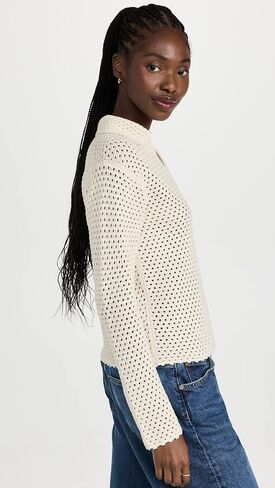 Vince Women's Textured Baja Pullover in Saudi Arabia