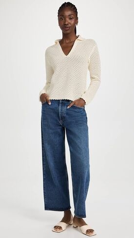 Vince Women's Textured Baja Pullover in Saudi Arabia