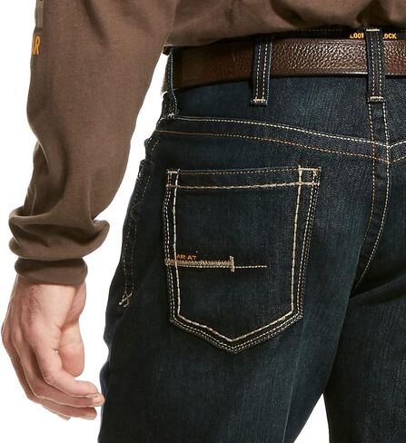 بنطال جينز رجالي من Rebar M4 ذو حافة Durastretch وقابل للتكديس بأرجل مستقيمة in Saudi Arabia