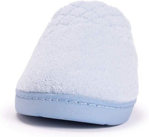 MUK LUKS womens Women's Micro Chenille Clog Slipper, Blue, X-Large US in Saudi Arabia