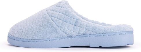 MUK LUKS womens Women's Micro Chenille Clog Slipper, Blue, X-Large US in Saudi Arabia