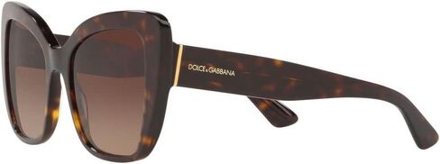 Dolce & Gabbana DG 4348 502/13 Havana Plastic Butterfly Sunglasses Brown Gradient Lens in Saudi Arabia
