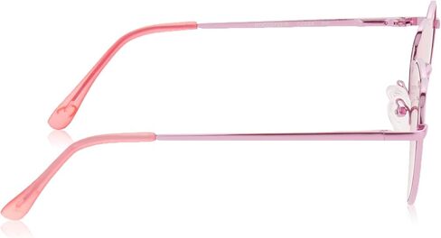 نظارات شمسية للسيدات على شكل قلب معدني طراز CC529 مع حماية من الأشعة فوق البنفسجية 400. هدايا عصرية لها، 55 ملم in Kuwait