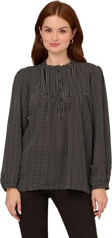 Women's Pintuck Button Down Blouse in Saudi Arabia